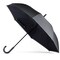 Anyweather Reversible Inverted Automatic Open Umbrella Leather J Handle, Large, Charcoal Grey AWU23GR - alternate 4